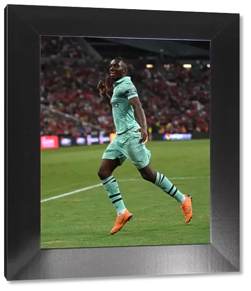 Arsenal's Eddie Nketiah Scores Stunning Goal Against Paris Saint-Germain in 2018 International Champions Cup, Singapore