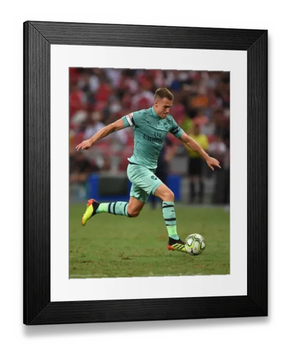 Framed Print : Arsenal's Aaron Ramsey Goes Head-to-Head Against Paris Saint-Germain in 2018 International Champions Cup Framed Print : Arsenal's Aaron Ramsey Goes Head-to-Head Against Paris Saint-Germain in 2018 International Champions Cup