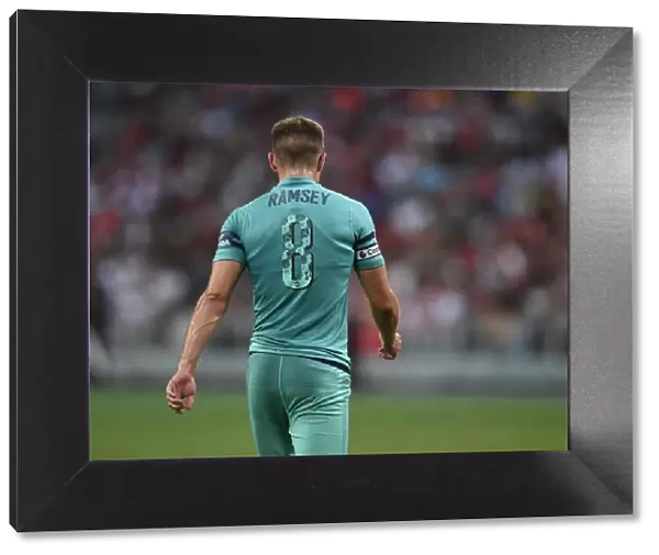 Arsenal's Aaron Ramsey Goes Head-to-Head Against Paris Saint-Germain in 2018 International Champions Cup, Singapore