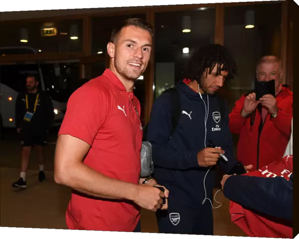 Arsenal's Aaron Ramsey Prepares for Arsenal vs. Chelsea Showdown in 2018 International Champions Cup