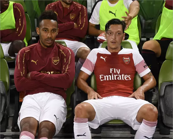 Arsenal Rivals Aubameyang and Ozil Go Head-to-Head Against Chelsea in 2018 International Champions Cup