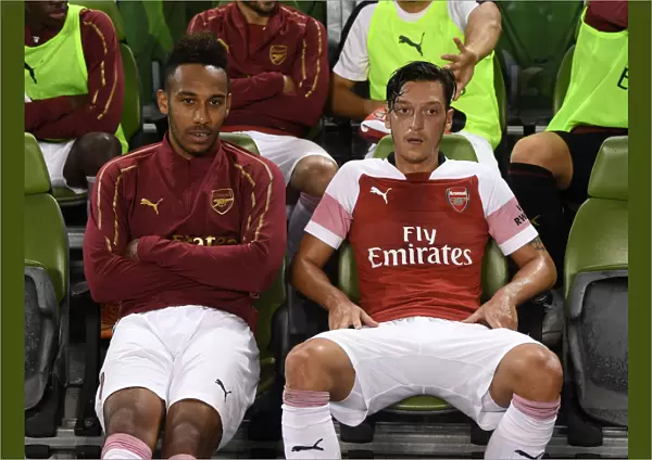 Arsenal Rivals Aubameyang and Ozil Go Head-to-Head Against Chelsea in 2018 International Champions Cup