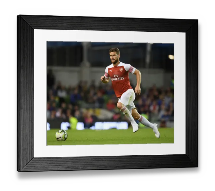 Framed Print : Clash of Titans: Mustafi vs. Chelsea in Arsenal's 2018 Pre-Season Showdown Framed Print : Clash of Titans: Mustafi vs. Chelsea in Arsenal's 2018 Pre-Season Showdown