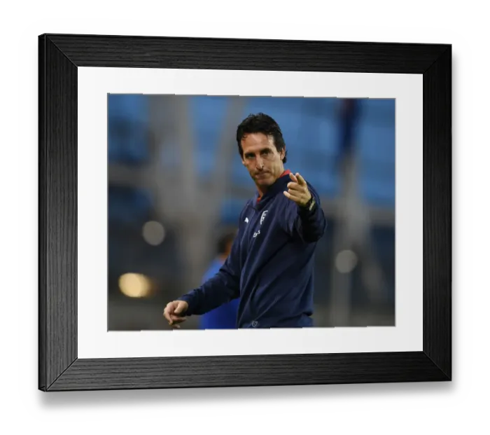 Framed Print : Unai Emery Leads Arsenal Against Chelsea in 2018 International Champions Cup, Dublin Framed Print : Unai Emery Leads Arsenal Against Chelsea in 2018 International Champions Cup, Dublin