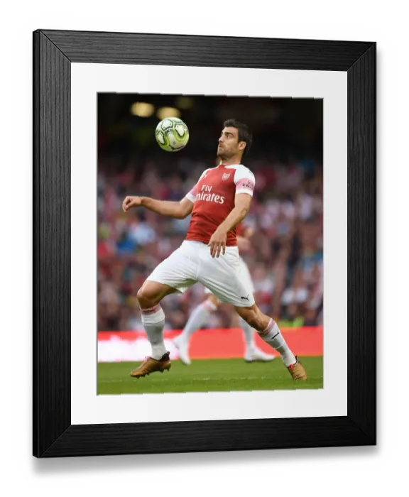 Framed Print : Sokratis vs. Chelsea: Clash in the 2018 Arsenal-Chelsea Pre-Season Friendly Framed Print : Sokratis vs. Chelsea: Clash in the 2018 Arsenal-Chelsea Pre-Season Friendly
