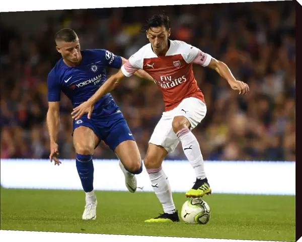 Clash of Talents: Ozil vs Barkley in Arsenal's Pre-Season Battle Against Chelsea (2018)