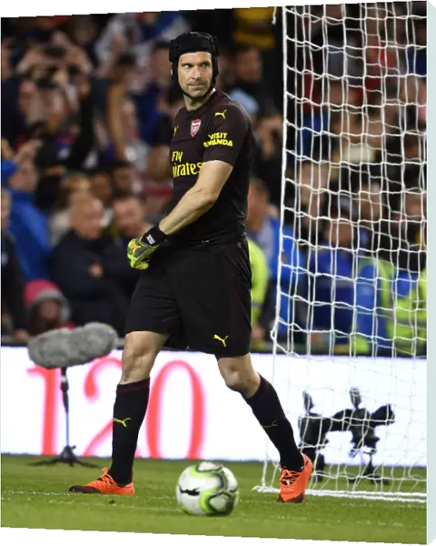 Arsenal vs Chelsea: Petr Cech in Action at the International Champions Cup 2018, Dublin
