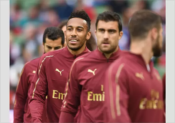 Arsenal's Pierre-Emerick Aubameyang Gears Up for Arsenal v Chelsea Clash in 2018 International Champions Cup, Dublin