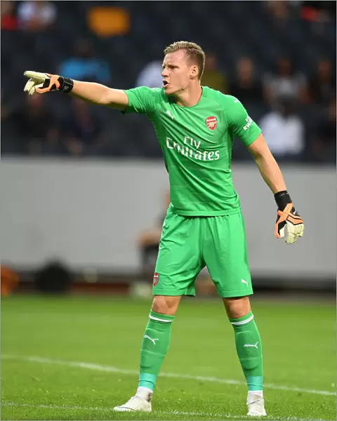 Arsenal's Bernd Leno in Action against SS Lazio during the 2018 Pre-Season Friendly in Stockholm