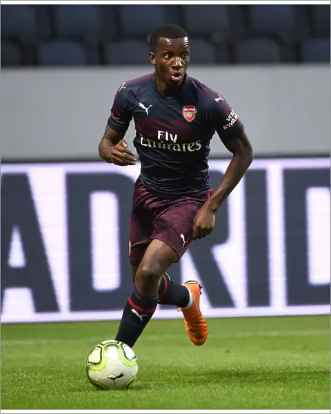 Eddie Nketiah's Breakout Performance: Arsenal's Star Forward Shines Against SS Lazio in Stockholm, 2018