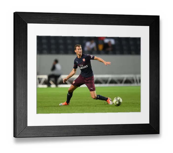 Framed Print : Arsenal's Stephan Lichsteiner in Action Against SS Lazio: Pre-Season Clash in Stockholm, 2018 Framed Print : Arsenal's Stephan Lichsteiner in Action Against SS Lazio: Pre-Season Clash in Stockholm, 2018