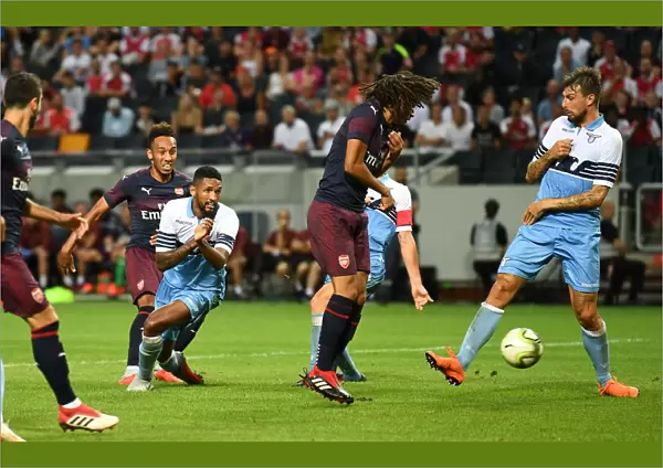 Pierre-Emerick Aubameyang Scores Arsenal's Second Goal Against SS Lazio in 2018 Pre-Season Friendly