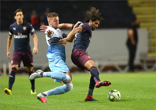 Arsenal's Elneny and Guendouzi Face Off Against Lazio's Milinkovic-Savic in Pre-Season Clash