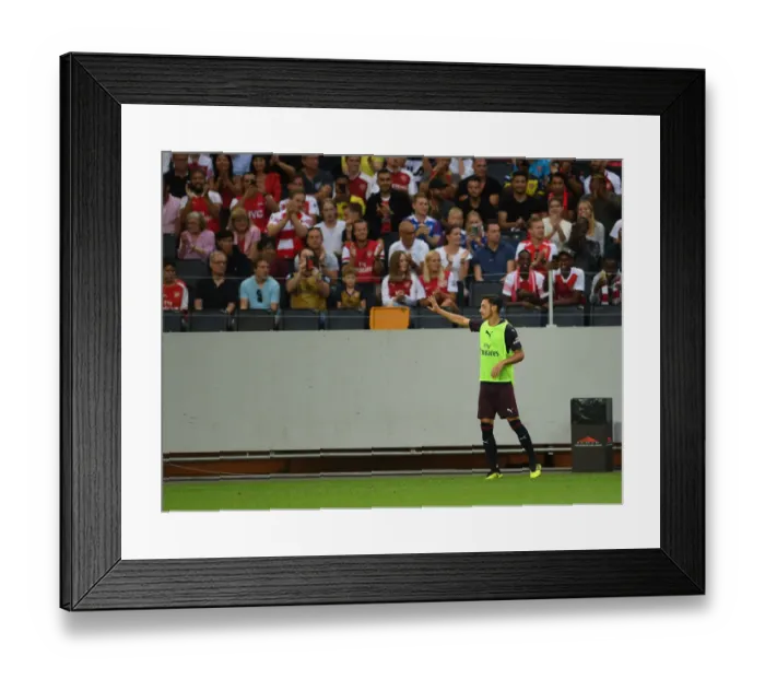 Framed Print : Mesut Ozil Waves to Arsenal Fans during Arsenal vs. SS Lazio Pre-Season Friendly in Stockholm, 2018 Framed Print : Mesut Ozil Waves to Arsenal Fans during Arsenal vs. SS Lazio Pre-Season Friendly in Stockholm, 2018