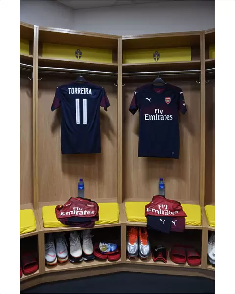 Lucas Torreira's Arsenal Jersey Hangs in Changing Room Ahead of Arsenal vs. SS Lazio Friendly
