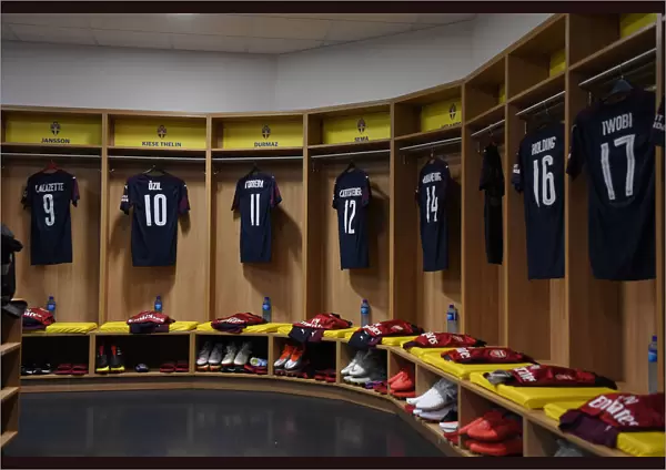 Arsenal FC: Pre-Season Changing Room before Arsenal vs. SS Lazio, Stockholm 2018