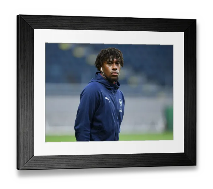 Framed Print : Alex Iwobi: Arsenal Football Club - Arsenal v SS Lazio Pre-Season Friendly, Stockholm, Sweden (2018) Framed Print : Alex Iwobi: Arsenal Football Club - Arsenal v SS Lazio Pre-Season Friendly, Stockholm, Sweden (2018)