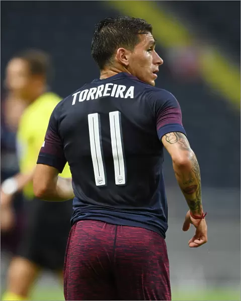 Lucas Torreira in Action: Arsenal vs. SS Lazio, 2018 Pre-Season Friendly, Stockholm