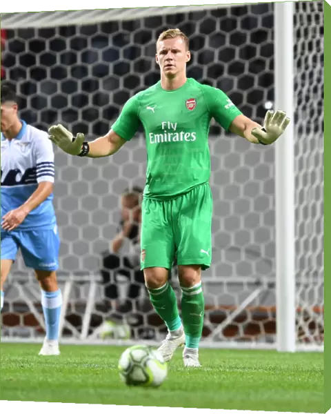 Arsenal's Bernd Leno in Action Against SS Lazio, 2018
