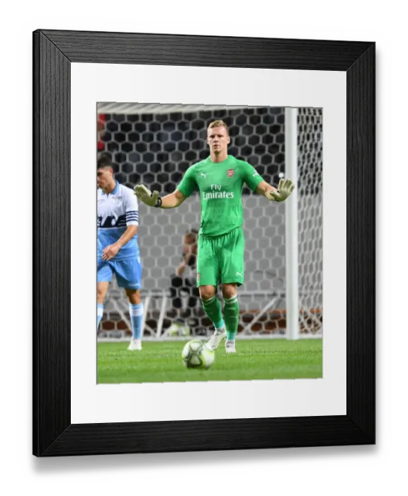 Framed Print : Arsenal's Bernd Leno in Action Against SS Lazio, 2018 Framed Print : Arsenal's Bernd Leno in Action Against SS Lazio, 2018