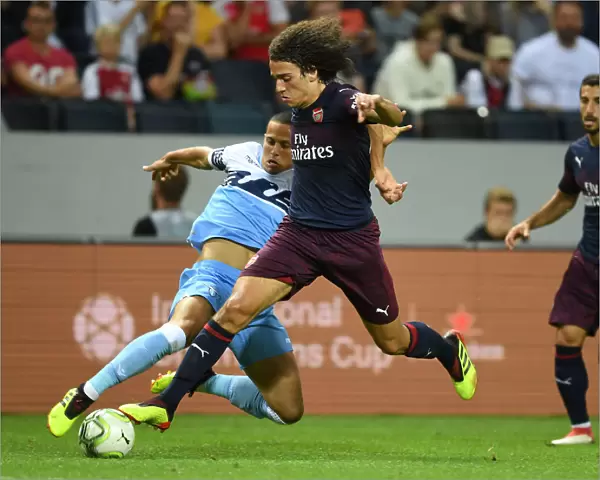 Arsenal's Matteo Guendouzi Overpowers Lazio's Luiz Felipe in Stockholm Friendly