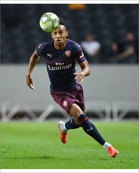Arsenal's Aubameyang in Action Against SS Lazio (2018): Pre-Season Thriller in Stockholm