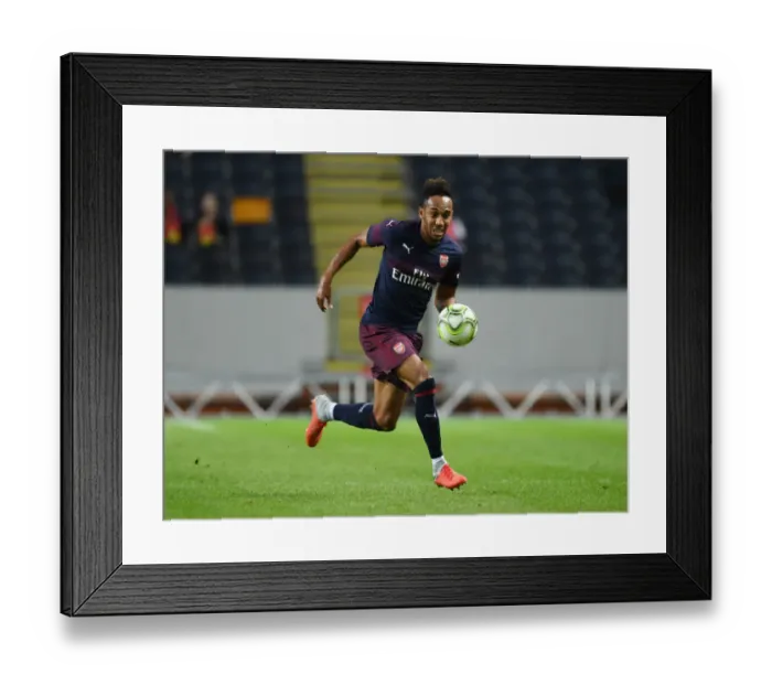 Framed Print : Arsenal's Aubameyang Shines in Pre-Season Clash Against SS Lazio, Stockholm 2018 Framed Print : Arsenal's Aubameyang Shines in Pre-Season Clash Against SS Lazio, Stockholm 2018