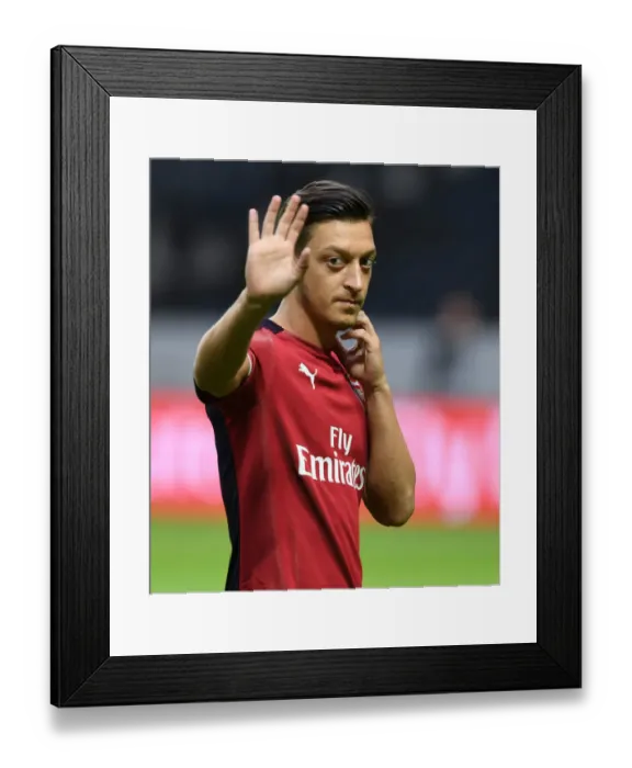 Framed Print : Mesut Ozil: Arsenal Star Prepares for Arsenal v SS Lazio Friendly in Stockholm, 2018 Framed Print : Mesut Ozil: Arsenal Star Prepares for Arsenal v SS Lazio Friendly in Stockholm, 2018
