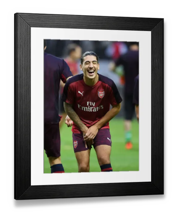 Framed Print : Hector Bellerin in Action: Arsenal vs SS Lazio Pre-Season Friendly, Stockholm 2018