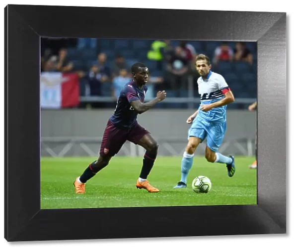 Arsenal's Eddie Nketiah Shines in Pre-Season Friendly against SS Lazio, Stockholm 2018