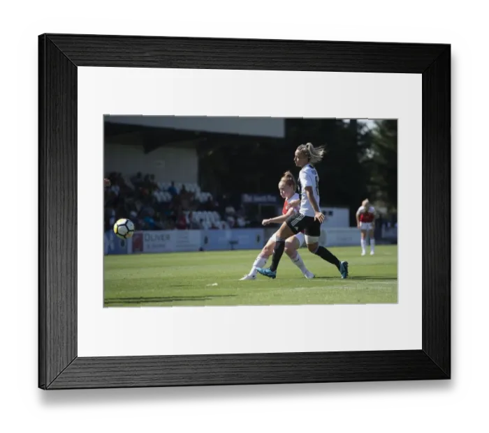 Framed Print : Arsenal Women's Kim Little Scores Fourth Goal Against Juventus in 2018 Pre-Season Friendly