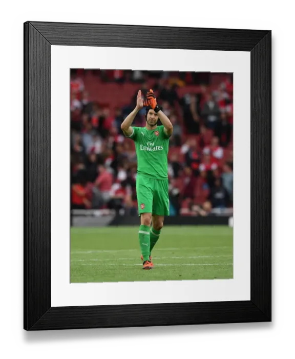 Framed Print : Petr Cech: Arsenal FC vs Manchester City - Premier League Showdown (2018-19)