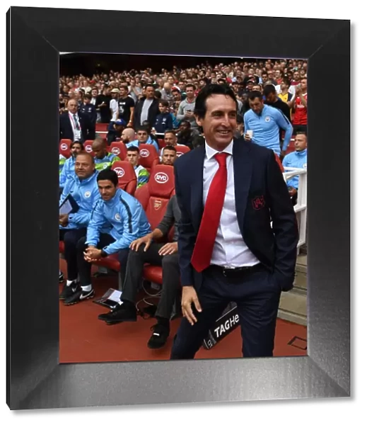 Unai Emery (Arsenal Head Coach). Arsenal 0: 2 Manchester City