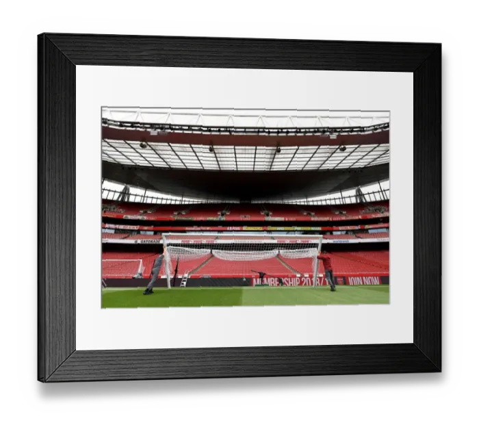 Framed Print : Arsenal vs Manchester City: The Ready Goals of the Premier League Showdown (2018-19)