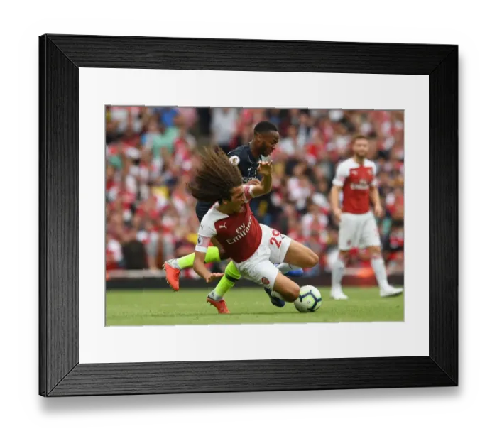 Framed Print : Guendouzi Fouled by Sterling: Arsenal vs Manchester City, Premier League 2018-19 Framed Print : Guendouzi Fouled by Sterling: Arsenal vs Manchester City, Premier League 2018-19