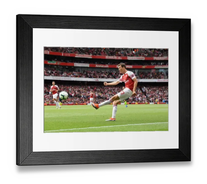 Framed Print : Stephan Lichtsteiner (Arsenal). Arsenal 0: 2 Manchester City