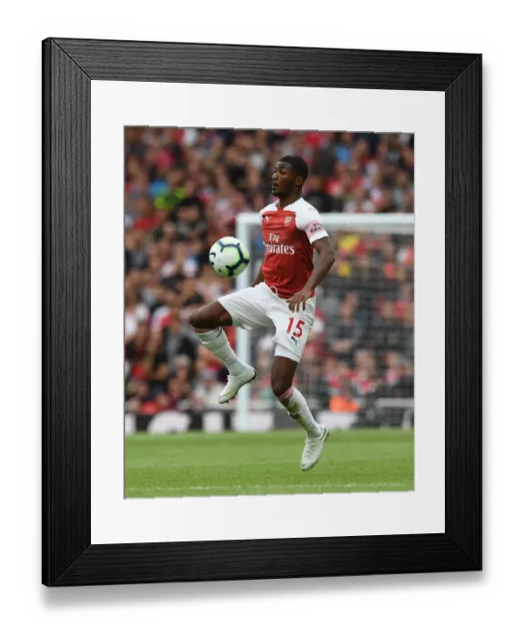 Framed Print : Ainsley Maitland-Niles in Action: Arsenal vs Manchester City, Premier League 2018-19