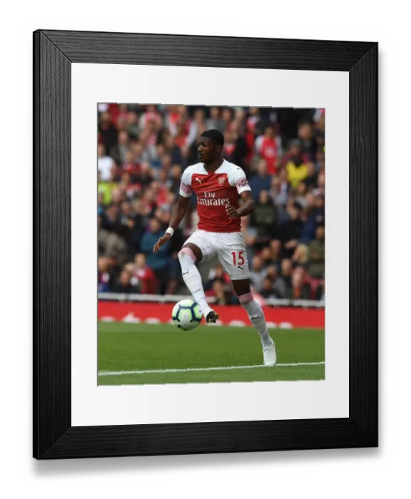 Framed Print : Ainsley Maitland-Niles (Arsenal). Arsenal 0: 2 Manchester City