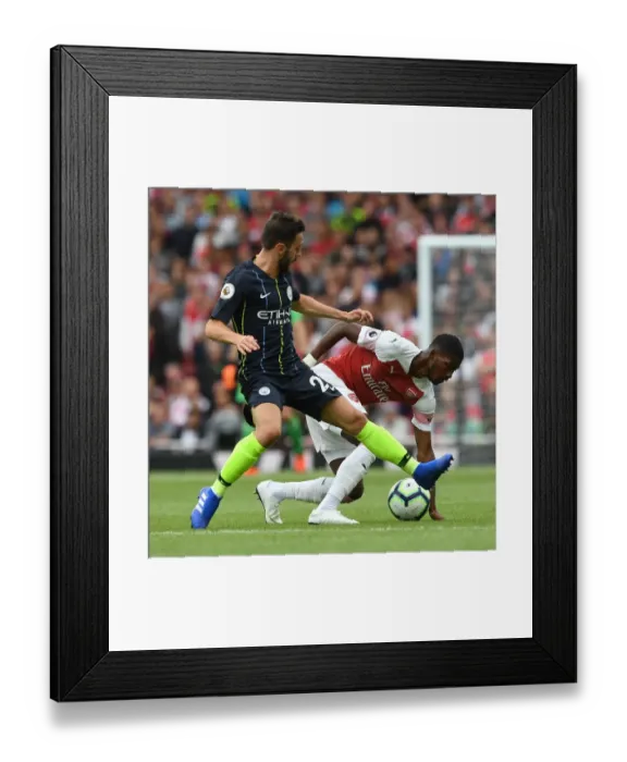 Framed Print : Clash of Talents: Ainsley Maitland-Niles vs Bernardo Silva - Arsenal vs Manchester City, Premier League 2018-19 Framed Print : Clash of Talents: Ainsley Maitland-Niles vs Bernardo Silva - Arsenal vs Manchester City, Premier League 2018-19