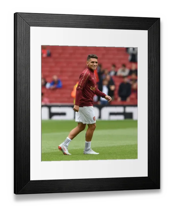 Framed Print : Arsenal's Lucas Torreira Gears Up for Manchester City Showdown (August 2018) Framed Print : Arsenal's Lucas Torreira Gears Up for Manchester City Showdown (August 2018)