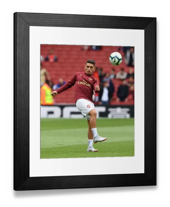 Framed Print : Lucas Torreira: Arsenal's Tenacious Midfielder Prepares for Manchester City Showdown, Premier League 2018-19 Framed Print : Lucas Torreira: Arsenal's Tenacious Midfielder Prepares for Manchester City Showdown, Premier League 2018-19
