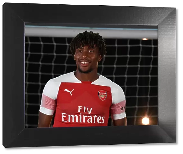 Arsenal First Team: 2018 / 19 Season - Alex Iwobi at Photo Call