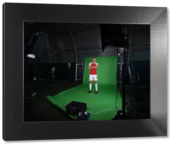 Arsenal First Team 2018 / 19: Aaron Ramsey at Photo Call