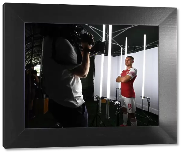 Arsenal's Aaron Ramsey at 2018 / 19 First Team Photo Call