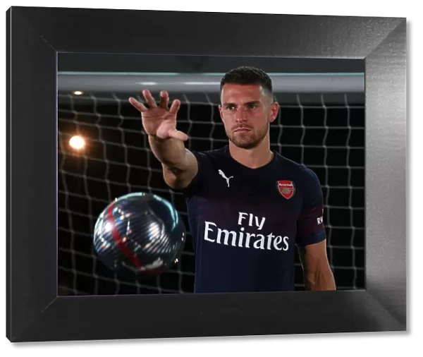 Arsenal First Team: Aaron Ramsey at 2018 / 19 Photo Call