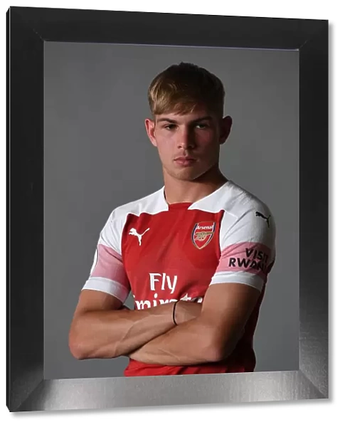 Emile Smith Rowe at Arsenal's 2018 / 19 First Team Photo Call