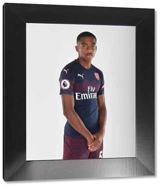 Arsenal's Joe Willock at 2018 / 19 First Team Photo Call