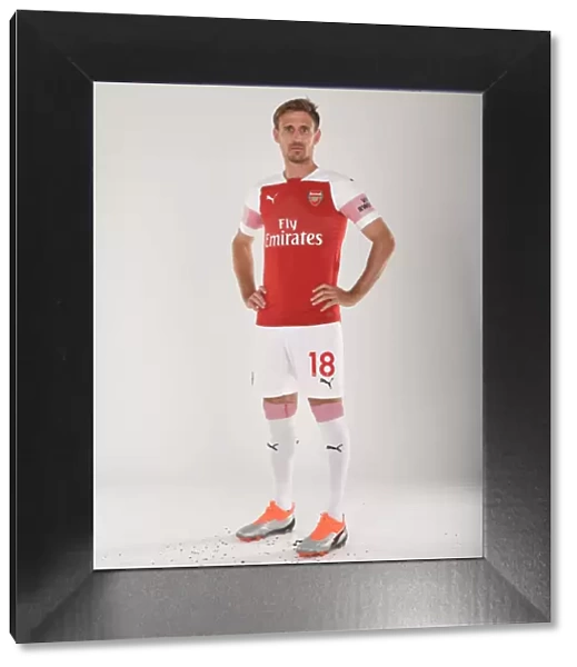 Arsenal 2018 / 19 First Team: Nacho Monreal at Photo Call