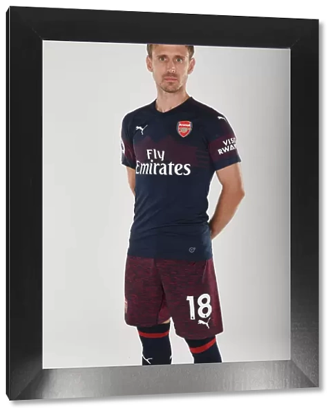 Arsenal's 2018 / 19 First Team: Nacho Monreal at Photo Call