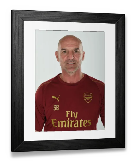 Framed Print : Arsenal First Team: 2018 / 19 Season - Steve Bould at Photo Call Framed Print : Arsenal First Team: 2018 / 19 Season - Steve Bould at Photo Call